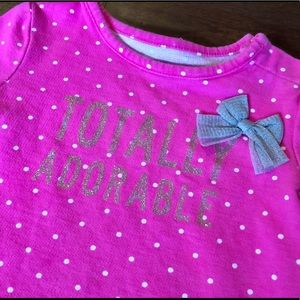 Carters Pink Sweater Shirt